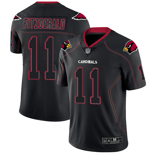Arizona Cardinals Limited Lights Out Black Men Larry Fitzgerald Jersey NFL Football #11 Rush